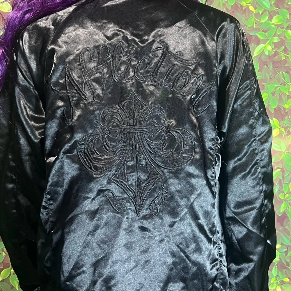 Affliction Women’s Premium Flex Satin Jacket - Picture 8 of 16